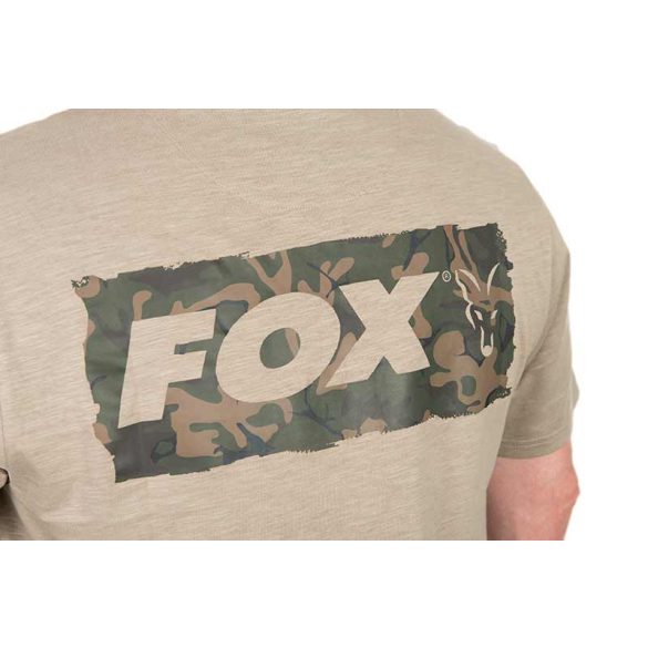 FOX FOX LW KHAKI LARGE PRINT PÓLÓ