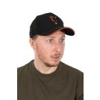   FOX COLLECTION TRUCKER CAP BLACK & ORANGE - Fekete Narancs Hálós Baseball sapka