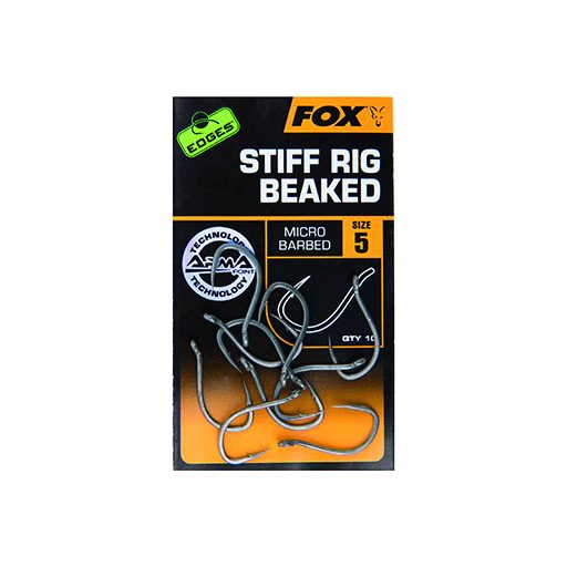 FOX Edges Armapoint Stiff Rig Beaked Size 8