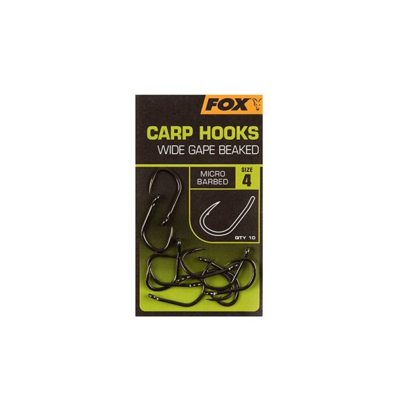 Fox Carp Hooks Wide Gape - size: 2