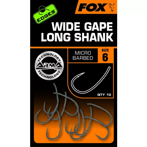 FOX Edges Armapoint Super Wide Gape Long Shank Size 7