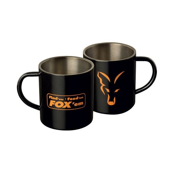 FOX Stainless Steel Mug - rozsdamentes bögre
