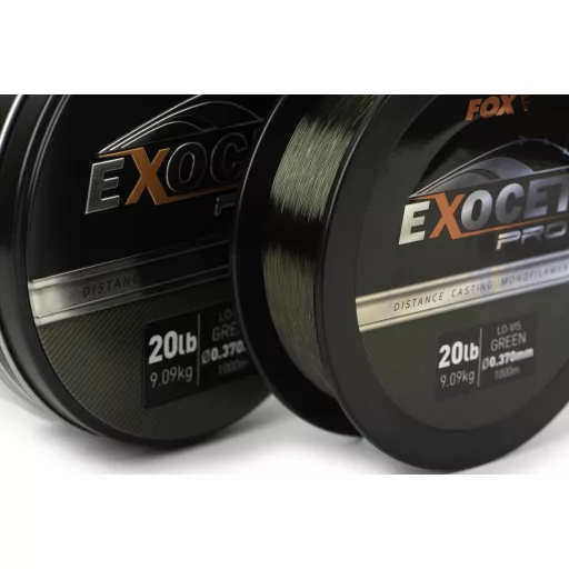 FOX Exocet Pro Low Vis green 0.370mm 20bs 9.09kgs 1000m