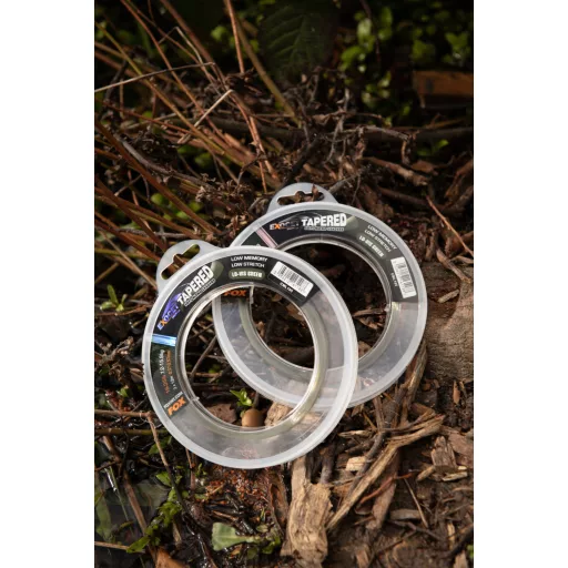 FOX Exocet Pro Low Vis green Tapered Leaders 12-30LB 0.33- 0.50mm 3pcs 