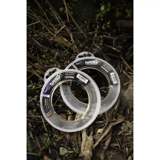 FOX Exocet Pro Low Vis green Tapered Leaders 12-30LB 0.33- 0.50mm 3pcs 