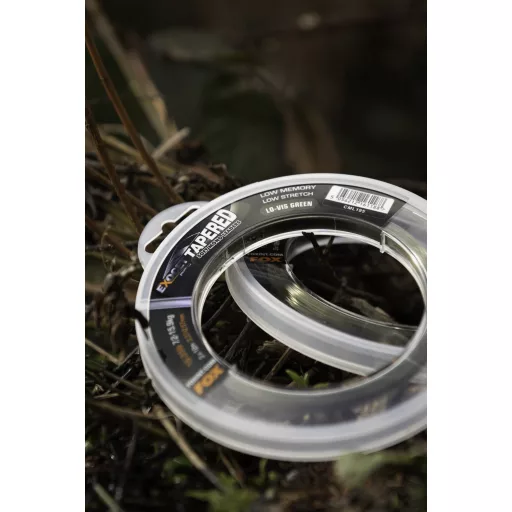 FOX Exocet Pro Low Vis green Tapered Leaders 12-30LB 0.33- 0.50mm 3pcs 