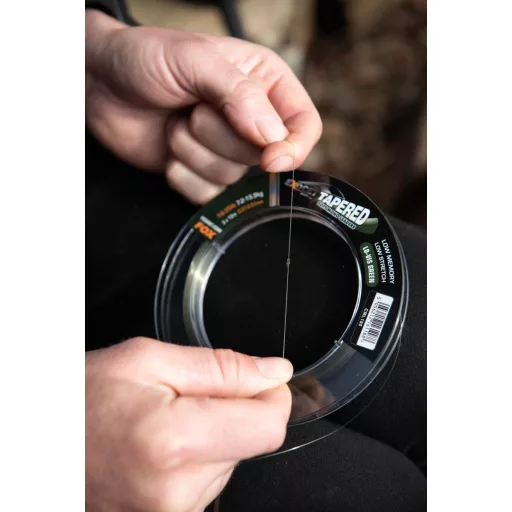 FOX Exocet Pro Low Vis green Tapered Leaders 16-35LB 0.37- 0.57mm 3pcs