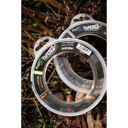 FOX Exocet Pro Low Vis green Tapered Leaders 16-35LB 0.37- 0.57mm 3pcs