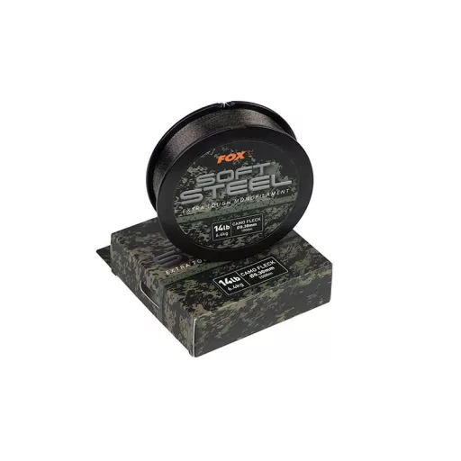 FOX Soft Steel Fleck Camo Mono 14lb (6.4kg) 0.30mm x 1000m