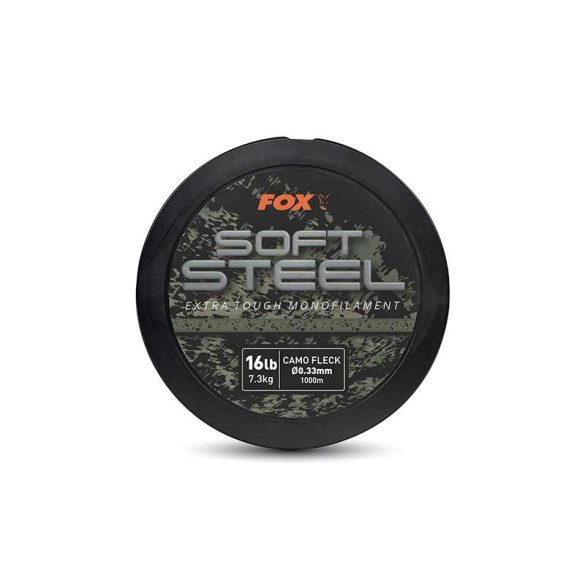 FOX Soft Steel Fleck Camo Mono 16lb (7.3kg) 0.33mm x 1000m