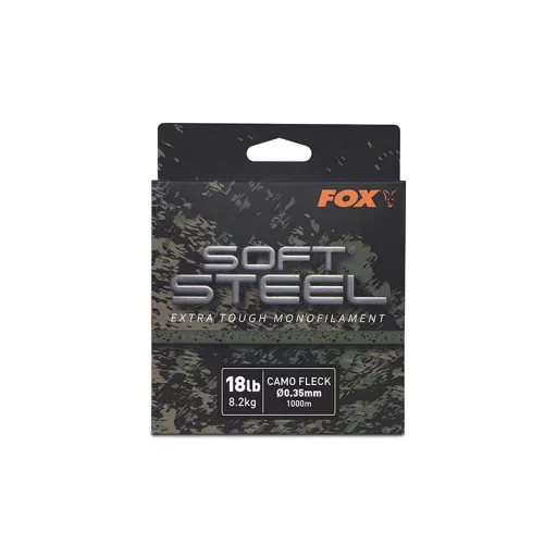 FOX Soft Steel Fleck Camo Mono 18lb (8.2kg) 0.35mm x 1000m