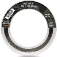 FOX Soft Steel Fleck Camo Leader 45lb 20.5kg 0.60mm 100m 