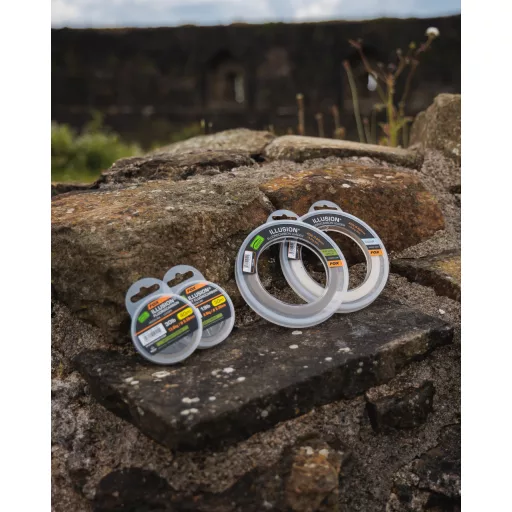 FOX Illusion Fluorocarbon Leader 40lb 18.2kg 0.60mm 50m Clear 