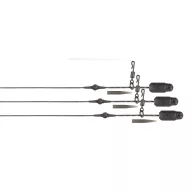 FOX Edges Naturals Heli-Clip Rigs 30lb Submerge 3pcs