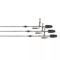 FOX Edges Naturals Heli-Clip Rigs 40lb Submerge 3pcs