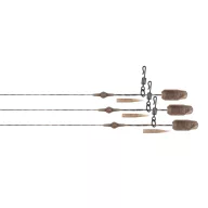 FOX Edges Camo Heli-Clip Rigs 30lb Submerge 3pcs