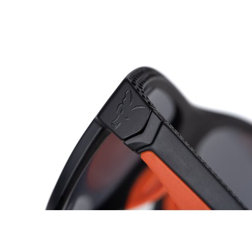 FOX Collection Black Orange Shades - grey Lens