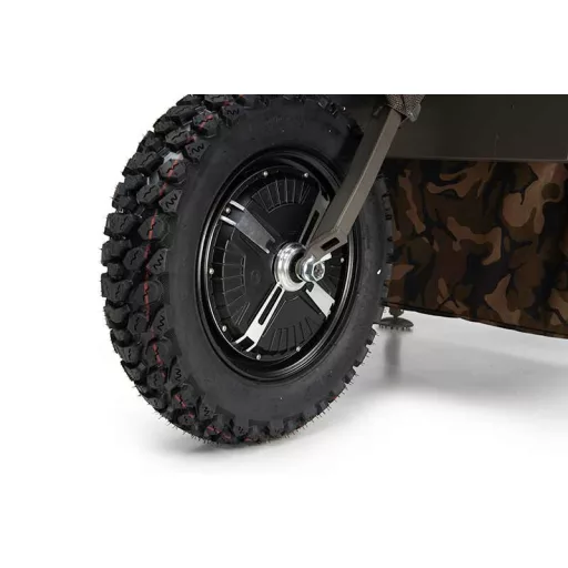 FOX TRANSPORTER 24V POWER PLUS BARROW (INCLUDING 2 X 9AH 12V BATTERIES AND CHARGER) - Elektromos talicska