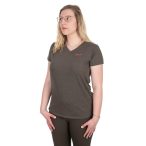 FOX WC V Neck T-shirt - Női V nyakú póló