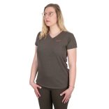 FOX WC V Neck T-shirt - Női V nyakú póló
