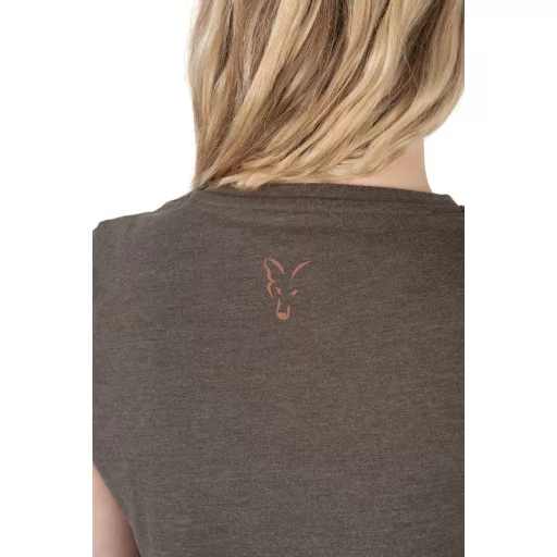 FOX WC V Neck T-shirt - Női V nyakú póló