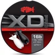 SPOMB XD Pro Braid grey 8+1 0.14mm 7.3kg 16lbs