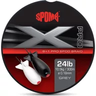 SPOMB X Pro Braid grey 8+1 0.18mm 10.9kg 24lbs