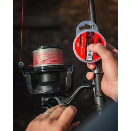 SPOMB Tapered Braided Leaders Black 3pcs 50lb-20lb 