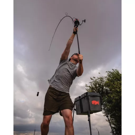 SPOMB Tapered Braided Leaders Red 3pcs 50lb-20lb 