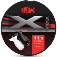 SPOMB X Pro Mono Link 0.26mm 5kg 11lb 300m red