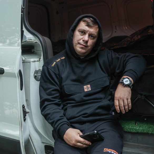 VASS Culture Fishing Hoody Black