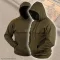 VASS Culture Fishing Hoody - prémium kenguruzsebes melegítőfelső (keki zöld) 