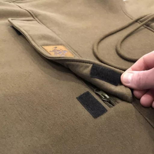 VASS Culture Fishing Hoody - prémium kenguruzsebes melegítőfelső (keki zöld) 