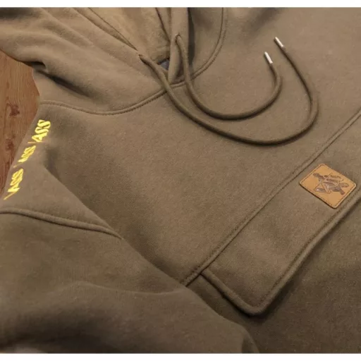VASS Culture Fishing Hoody - prémium kenguruzsebes melegítőfelső (keki zöld) 