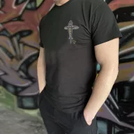 Vass Carp Rising T-Shirt Black - prémium póló (fekete) 