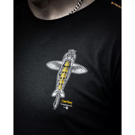 Vass Carp Rising T-Shirt Black - prémium póló (fekete) 