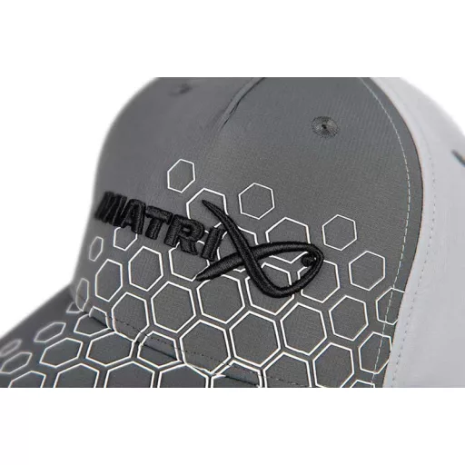 Matrix Hex Print Baseball Cap  - Szürke
