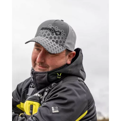 Matrix Hex Print Baseball Cap  - Szürke