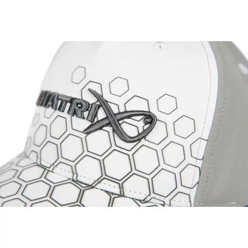 MATRIX Hex Print Baseball Cap  - Fehér