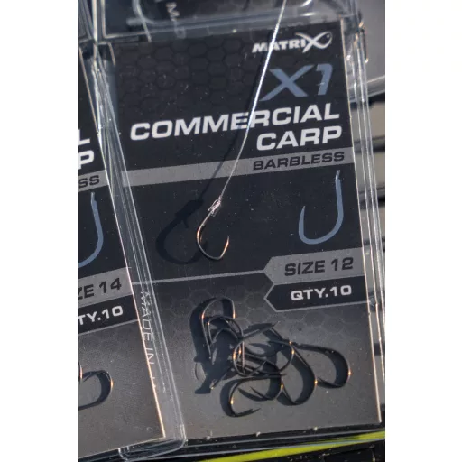 MATRIX X1 Commercial Carp Size 18 Barbless