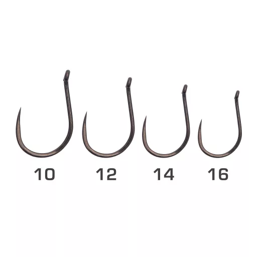 MATRIX X9 Carp Wide Gape Size 16 Barbless - Eyed