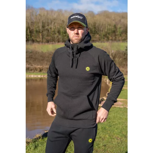 MATRIX Black Marl Hoody