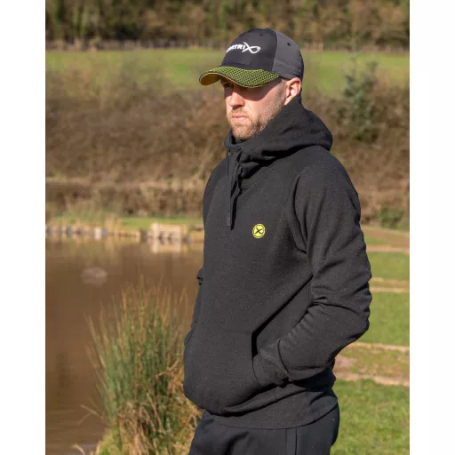 MATRIX Black Marl Hoody