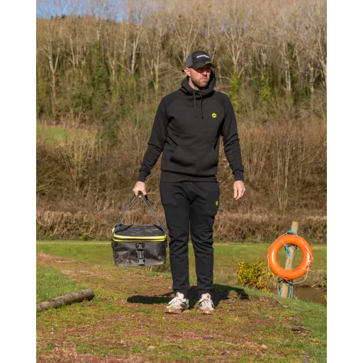 MATRIX Black Marl Hoody