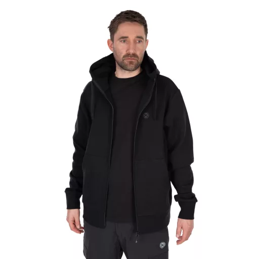 MATRIX Black Stealth Zip Hoody