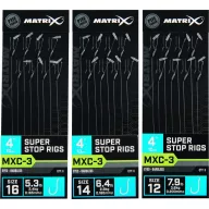 MATRIX MXC-3 Size 16 Barbless 0.165mm 4 10cm Super Stop 8pcs