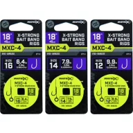   MATRIX MXC-4 Size 16 Barbless 0.18mm 18 45cm X-Strong Bait Band 8pcs