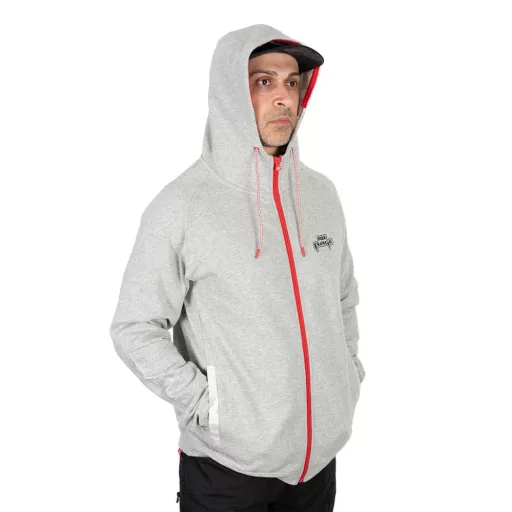 FOX RAGE Voyager Hoody Light Grey - VILÁGOS SZÜRKE KAPUCNIS PULÓVER