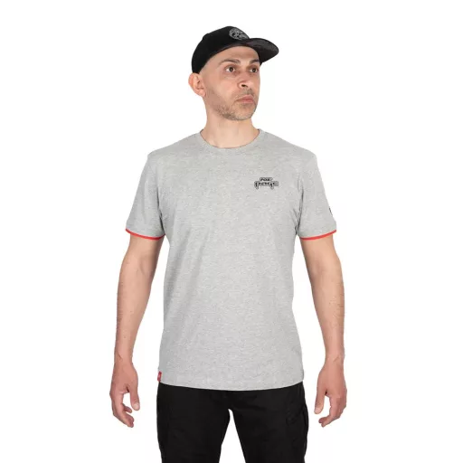 FOX RAGE Voyager Tee Light Grey - VILÁGOS SZÜRKE HORGÁSZ PÓLÓ