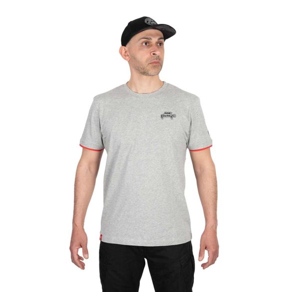 Fox Rage Voyager Tee Light Grey - VILÁGOS SZÜRKE HORGÁSZ PÓLÓ